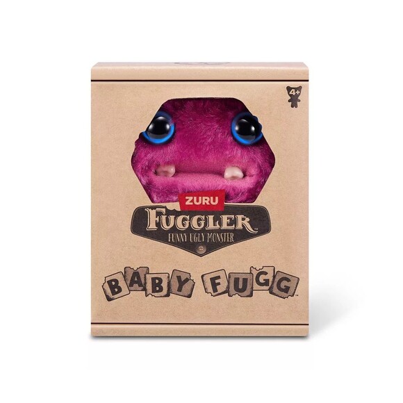 Sir Belch Red Baby Fugg 3.9" Fuggler Funny Ugly Monster Mini Plush Zuru NIB - Picture 1 of 2